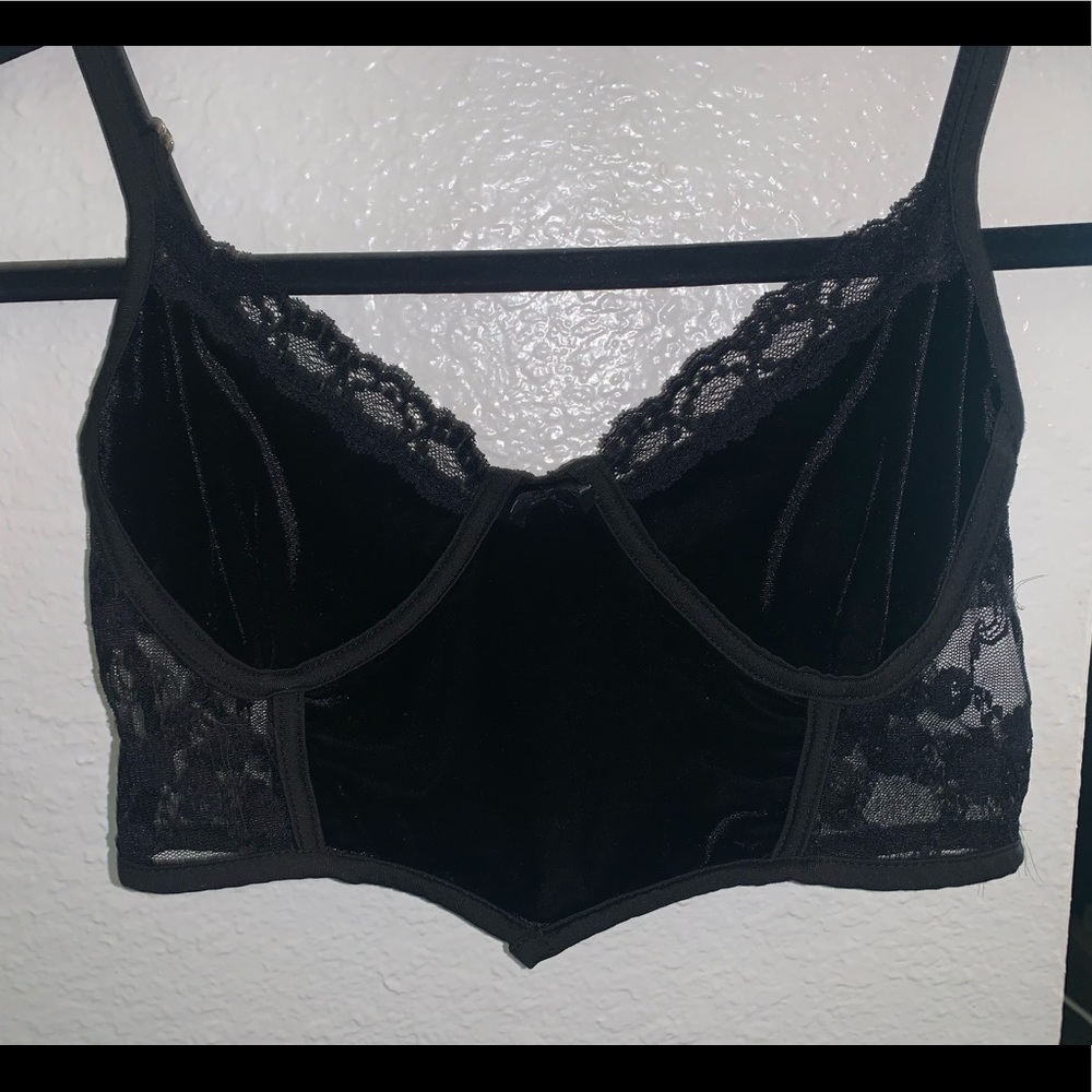 Black bow cami top